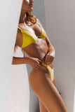 HELLO MOLLY Sun Kissed Swim Top Yellow