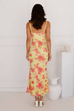 Best Wishes For You Mesh Maxi Dress Yellow