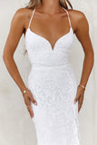 Admiration Sequin Maxi Dress White