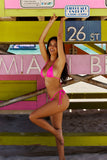 Sunshine Girl Swim Bottom Hot Pink