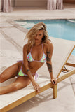 HELLO MOLLY Shimmer Like Chrishell Swim Top Sequin