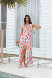 All Season Long Maxi Dress Red