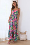 Blossom Garden Maxi Dress Pink