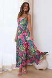 Blossom Garden Maxi Dress Pink