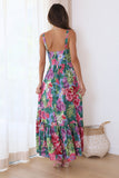 Blossom Garden Maxi Dress Pink