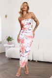 All About It Maxi Dress Peach