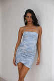 Beach Run Mini Dress Blue