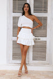 Wanted This Mini Skirt White