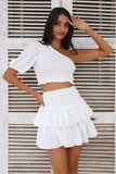 Wanted This Mini Skirt White