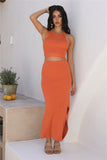 Dare To Be Maxi Skirt Orange