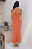 Dare To Be Maxi Skirt Orange