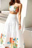 Dandelion Maxi Skirt White