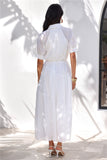 Along The Shore Maxi Dress White