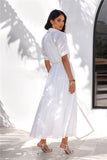 Along The Shore Maxi Dress White