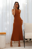 Young Heart Midi Dress Mocha