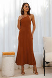 Young Heart Midi Dress Mocha