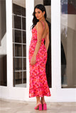 All The Cool Vibes Mesh Maxi Dress Pink