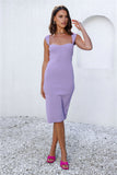 Be Your Lady Midi Dress Purple