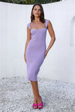 Be Your Lady Midi Dress Purple