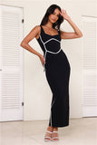 All For Fashion Maxi Dress Black