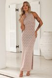 Look Around Me Maxi Dress Beige