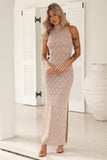 Look Around Me Maxi Dress Beige