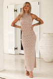 Look Around Me Maxi Dress Beige