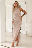 Look Around Me Maxi Dress Beige