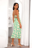 Be Just Like You Midi Dress Green