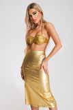 Myella Midi Skirt - Golden