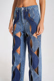 Miura Cutout Wide-Leg Jeans