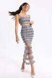 Setlla Sequins Tassel Dress