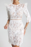 Angelica Lace Midi Dress