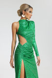 Doreen Sequin Slit Dress