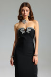 Nunna Diamond Strapless Dress