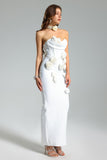 Rebecca Flower Bandage Maxi Dress