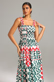 Lzada Halter Printed Maxi Dress