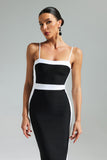 Hanava Strappy Bandage Midi Dress