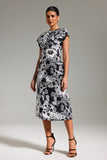 Yuco Printed Midi Dress