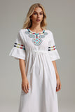 Uabeza Embroidered Dress