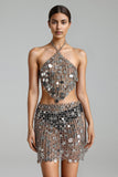 Tersa Sequins Metallic Set