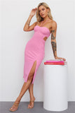 Lolly Pop Midi Dress Pink