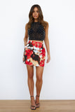 C/MEO ADORE YOU SKIRT MIAMI FLORAL