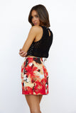 C/MEO ADORE YOU SKIRT MIAMI FLORAL