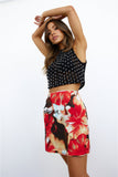 C/MEO ADORE YOU SKIRT MIAMI FLORAL