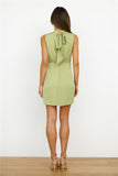 After Party 'Fit Mini Dress Green