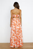 Creme Brulee Maxi Skirt Orange