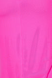 Dancing Out Midi Dress Hot Pink