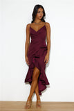 Always Right Midi Dress Wine