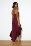 Always Right Midi Dress Wine